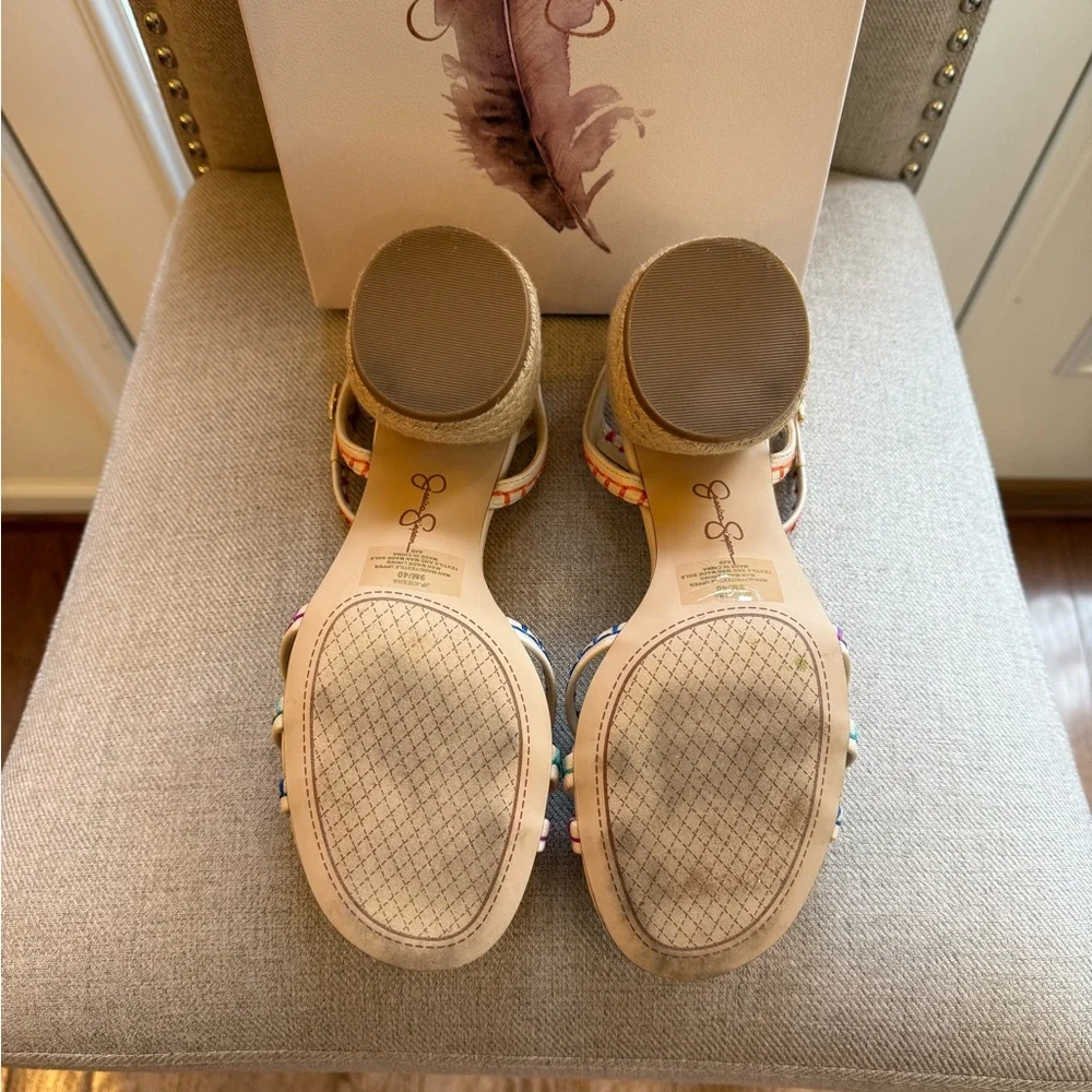 Jessica Simpson Keisha Sandal - Size 9 - Like New - Picture 5 of 8